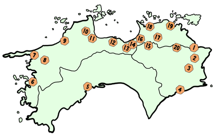 四国マップ